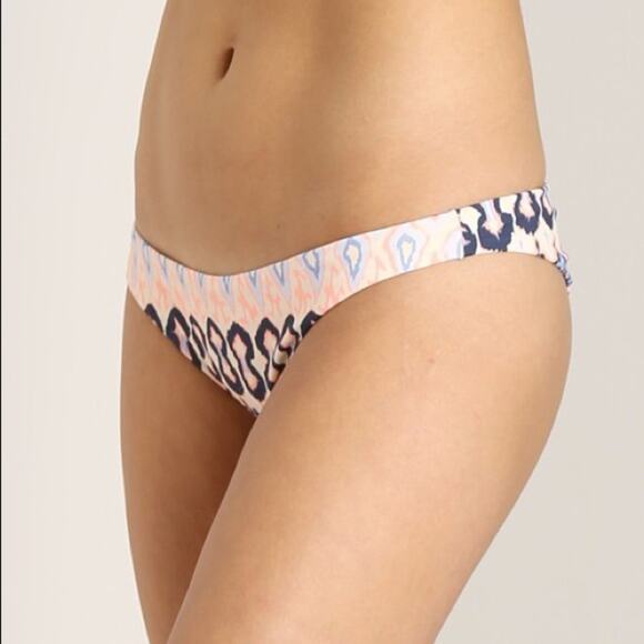 REVOLVE Eberjey L Bleached Blues Boho Skimpy Low Rise Cheeky Bikini Bottom - Picture 4 of 11